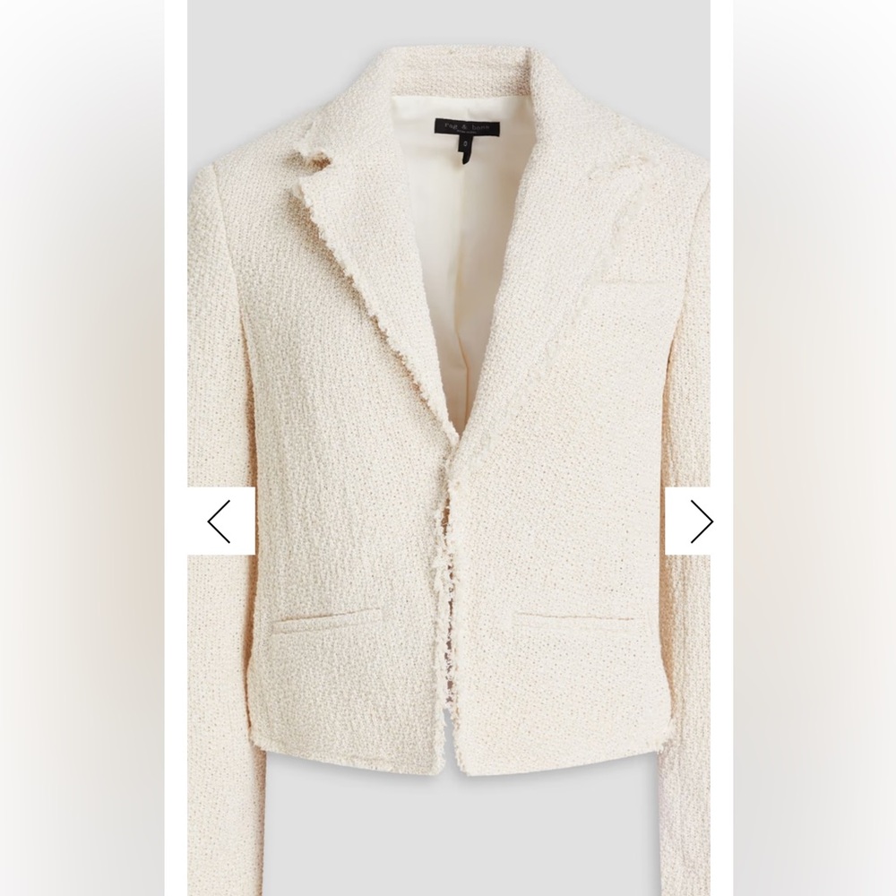 RAG & BONE NEW Elle cotton-tweed blazer
MRRP:$595 Size 10 - Picture 5 of 8